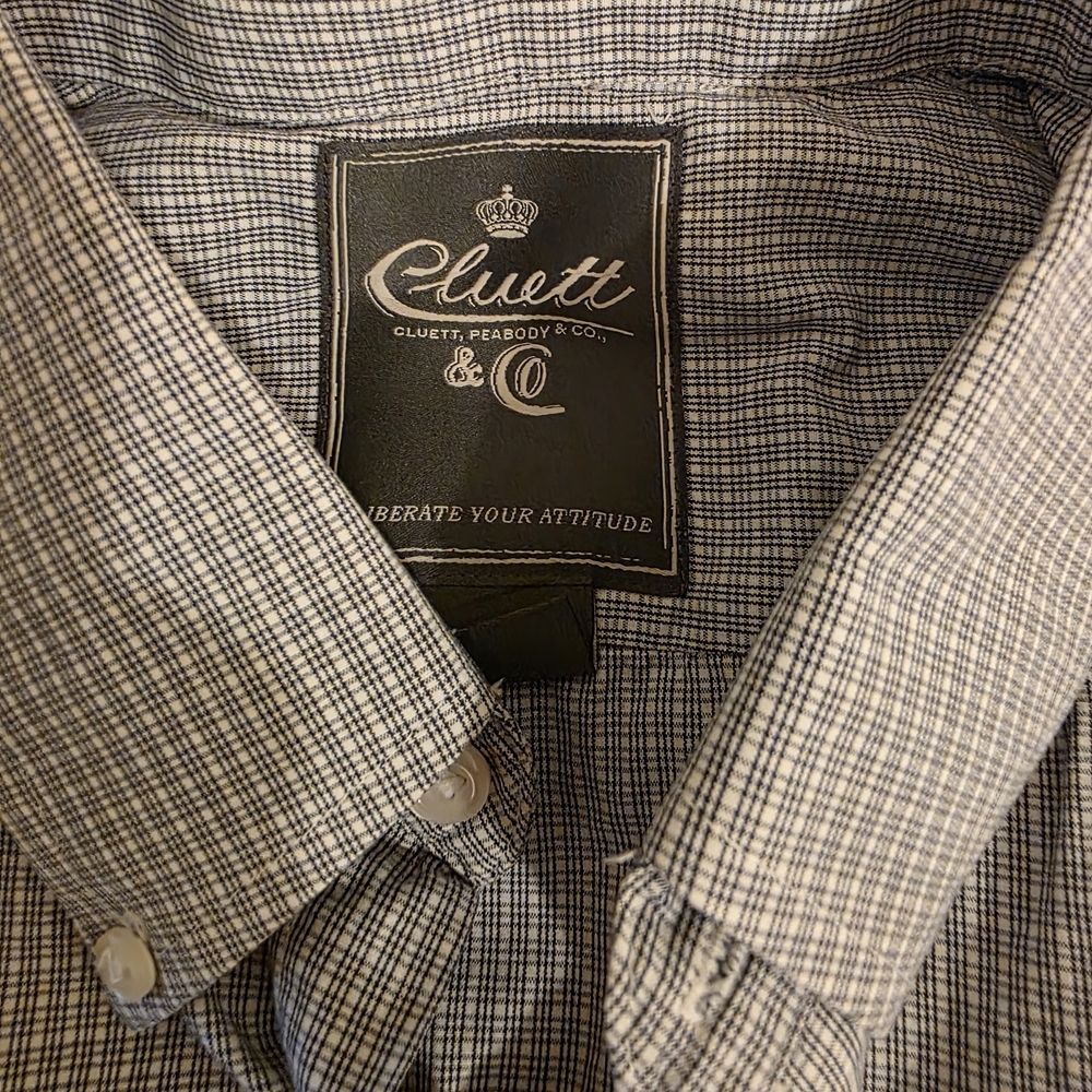 Cluett Peabody Co. Classic Multi-Color Checkered Button-Down Long Sleeve Shirt - Picture 3 of 7